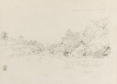 Street in Mompos, Colombia by Frederic Edwin Church